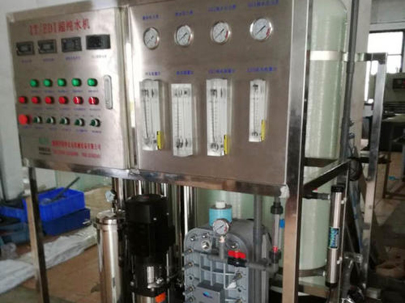 EDI模塊對海水和高鹽度苦咸水，設產水沖洗管路
